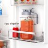 64 oz Large Mason Jar Pitcher with Lid and Spout, Pitcher with Lid for Cold Brew Coffee, Ice Beverage, Sun Tea, Gray