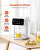 VEVOR Instant Hot Water Dispenser, Countertop Boiling Water Dispenser with Adjustable 7 Temperatures & 7 Water Volumes, 118oz Removable Water Tank