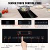 VEVOR Built in Electric Stove Top, 20 x 11.6 inch 2 Burners, 240V Glass Radiant Cooktop with Sensor Touch Control, Timer & Child Lock Included