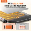 VEVOR Electric Warming Tray, Food Warming Trays for Buffet, Warming Trays with Adjustable Temperature Control, Portable Stainless Steel Food Warmer