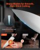 VEVOR Kitchen Knife Set, 6 Piece High Carbon Stainless Steel Sharp Knife Set, Professional Kitchen Cutlery with Ergonomic Crack-Resistant Handle