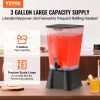 VEVOR Beverage Dispenser, 5 Gallon Drink Dispenser for Parties, Plastic Juice Dispensers with No-Drip Spigot, Iced Tea Lemonade Juice Water Dispensers