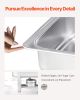 VEVOR Chafing Dish Buffet Set, 8 Qt 6 Pack, Stainless Steel Chafer with 6 Full Size Pans