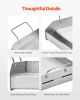 VEVOR Stainless Steel Griddle, 17x13 inch Universal Flat Top Rectangular Plate, Gas Grill Griddle for BBQ Grill, Teppanyaki