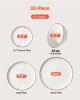 VEVOR Dinnerware Set, Service for 8 (32 PCS), Round Plates and Bowls Sets, Scratch Resistant Ceramic Dinner Ware