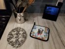Belgian Tervuren The Chef Pair of Pot Holders Kitchen Heat Resistant Pot Holders Sets Oven Hot Pads for Cooking Baking BBQ, 7 1/2 x 7 1/2