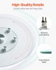 VEVOR 30 in Glass Lazy Susan Turntable, Tempered Glass Dining Table Centerpiece with 6 Rotating Wheels