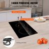 VEVOR Built in Electric Stove Top, 20 x 11.6 inch 2 Burners, 240V Glass Radiant Cooktop with Sensor Touch Control, Timer & Child Lock Included