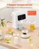 VEVOR Instant Hot Water Dispenser, Countertop Boiling Water Dispenser with Adjustable 7 Temperatures & 7 Water Volumes, 118oz Removable Water Tank