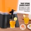 VEVOR Beverage Dispenser, 5 Gallon Drink Dispenser for Parties, Plastic Juice Dispensers with No-Drip Spigot, Iced Tea Lemonade Juice Water Dispensers