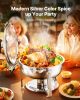 VEVOR Chafing Dish Buffet Set, 5 Qt 4 Pack, Stainless Steel Chafer with 4 Full Size Pan